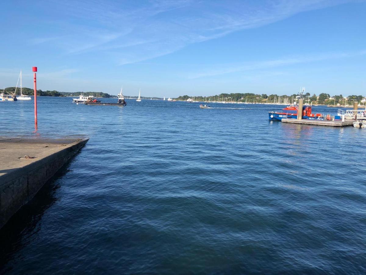 Maison Vue Mer Dans Le Golfe Du Morbihan บาดอง ภายนอก รูปภาพ